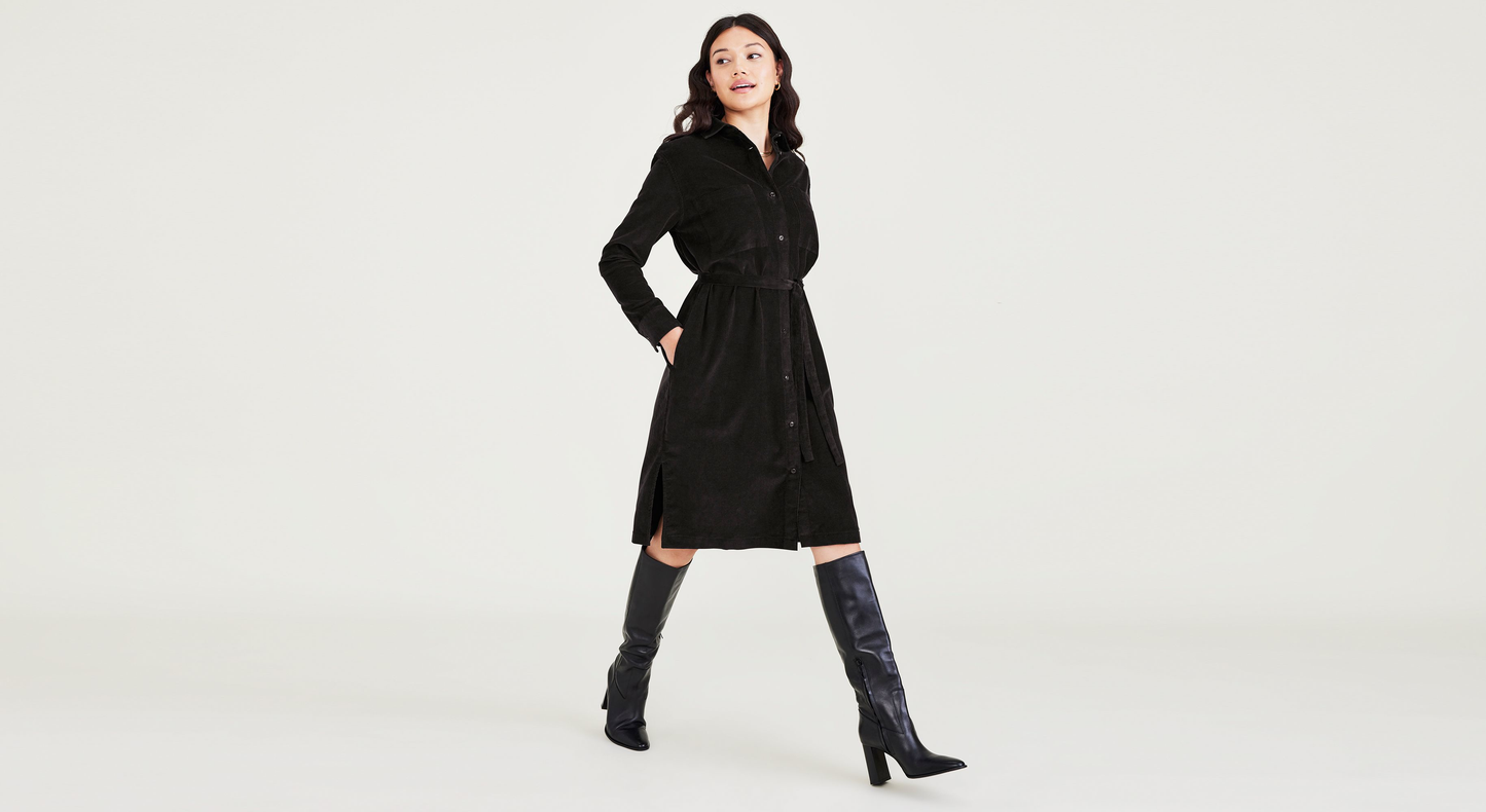 sandavol-Midi Dress, Relaxed Fit