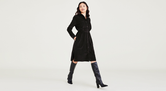 sandavol-Midi Dress, Relaxed Fit