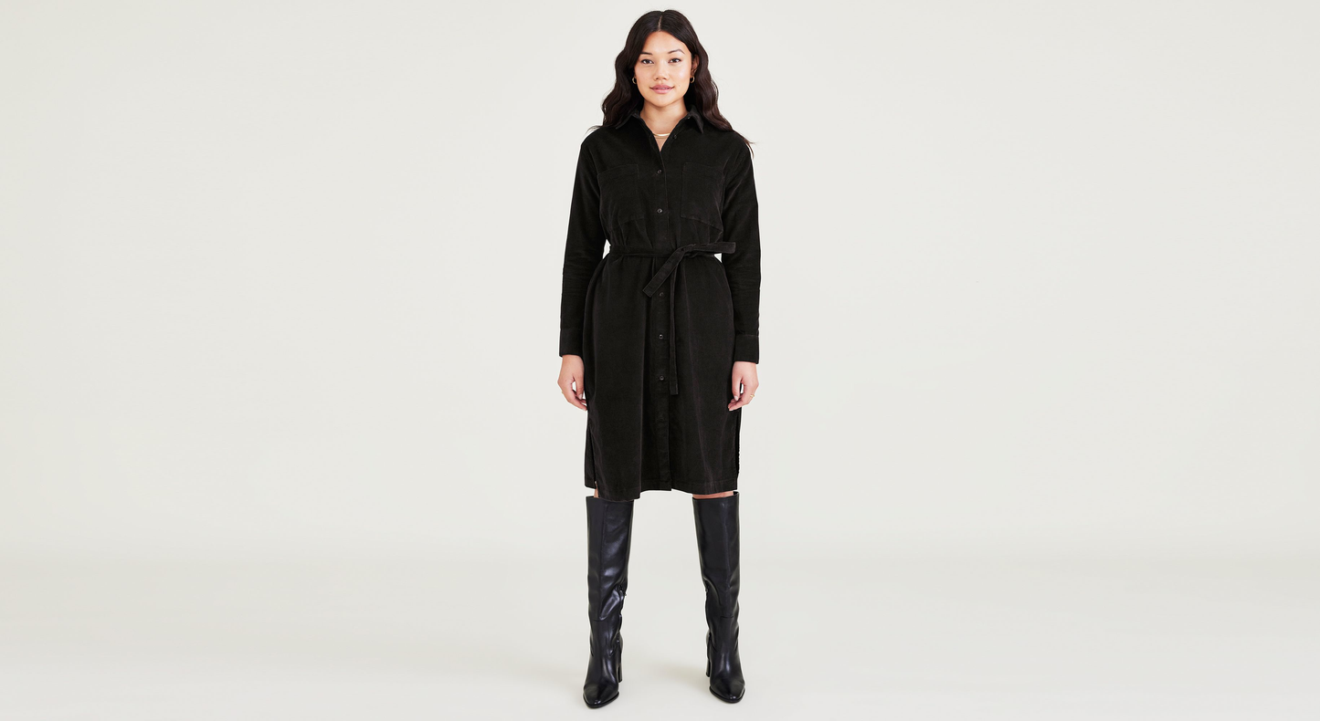 sandavol-Midi Dress, Relaxed Fit