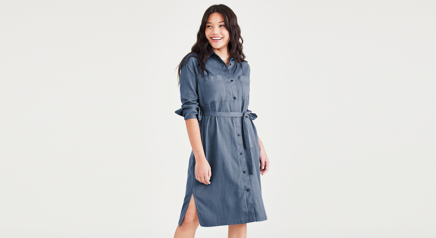 sandavol-Midi Dress, Relaxed Fit