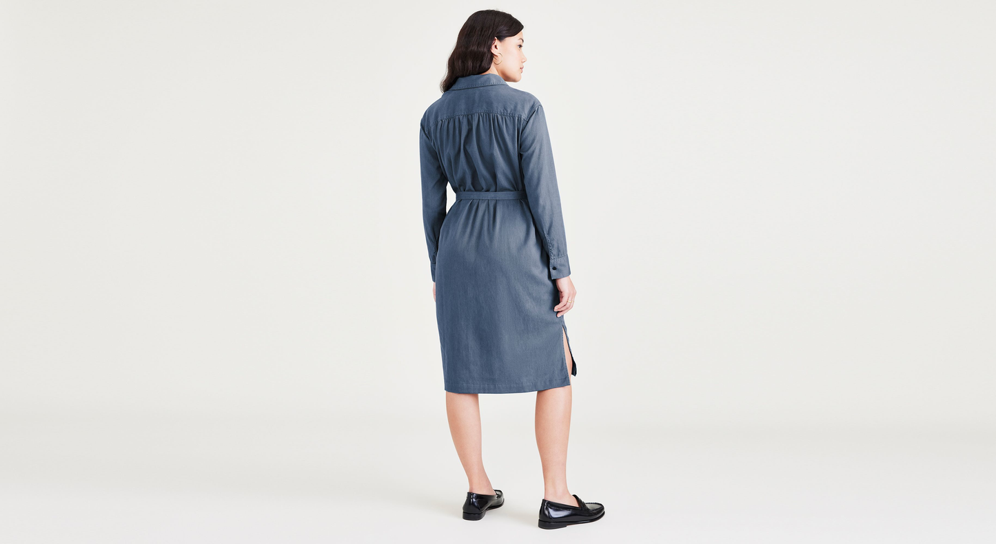 sandavol-Midi Dress, Relaxed Fit