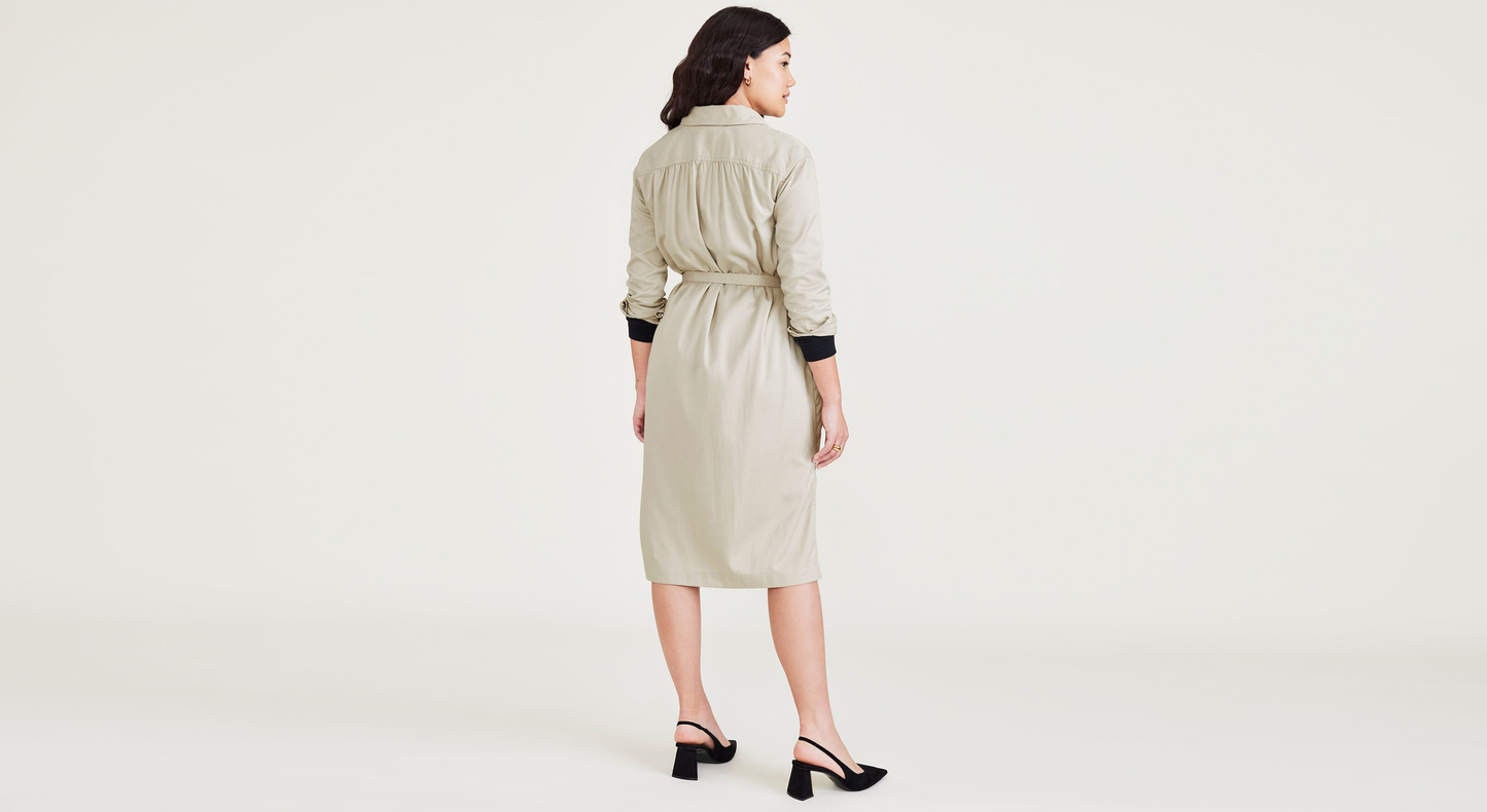 sandavol-Midi Dress, Relaxed Fit