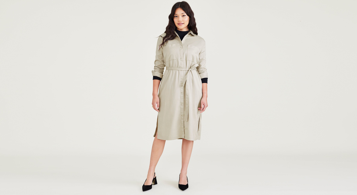 sandavol-Midi Dress, Relaxed Fit
